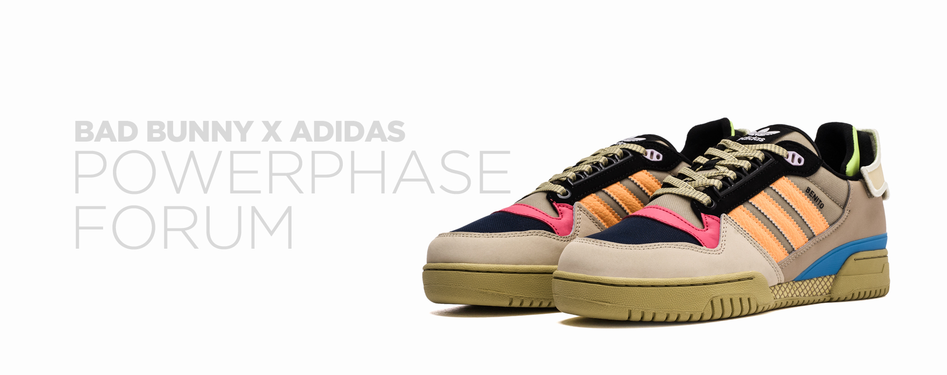 BAD BUNNY X ADIDAS FORUM POWERPHASE