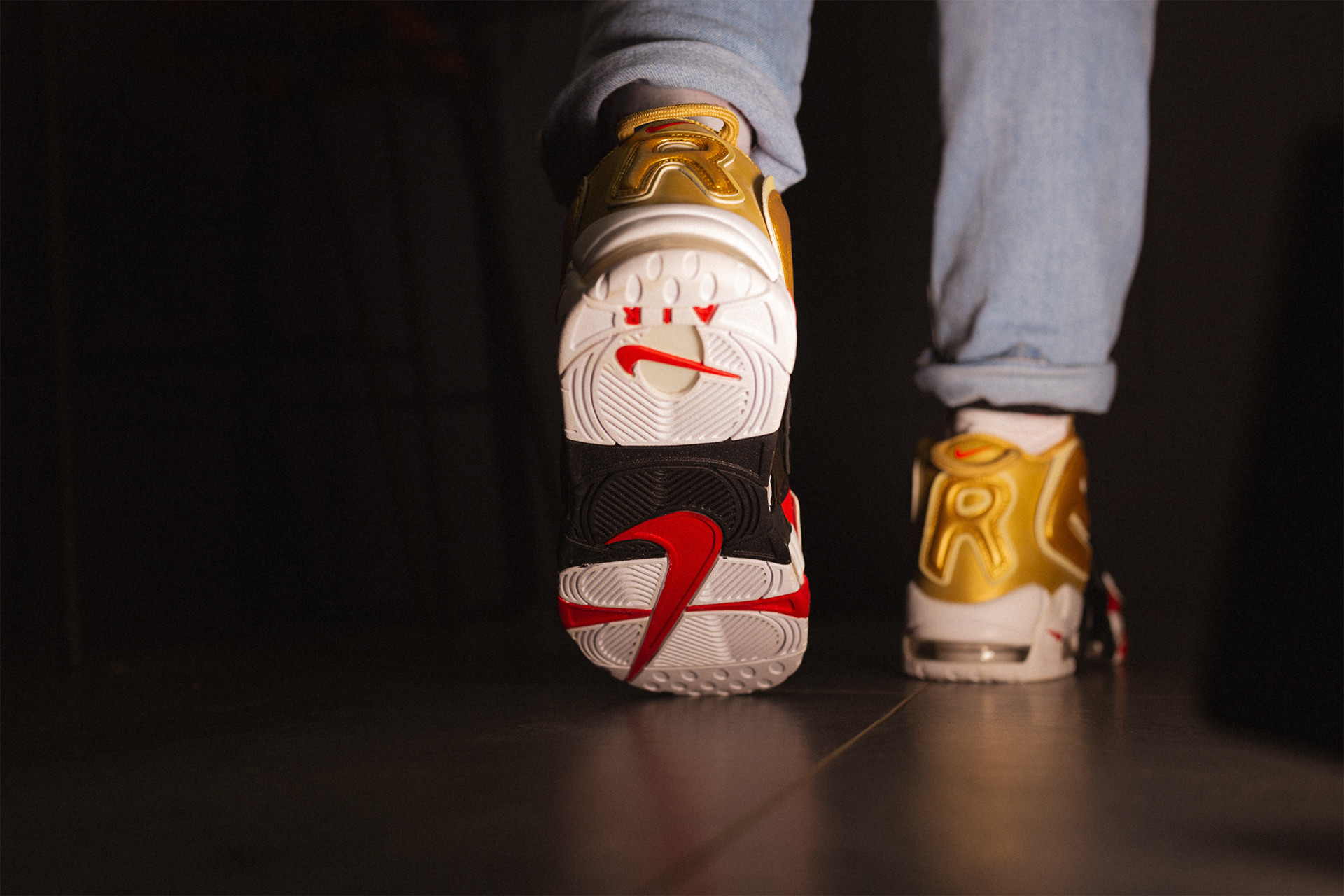 Supreme x Nike Air More Uptempo Tri-color
