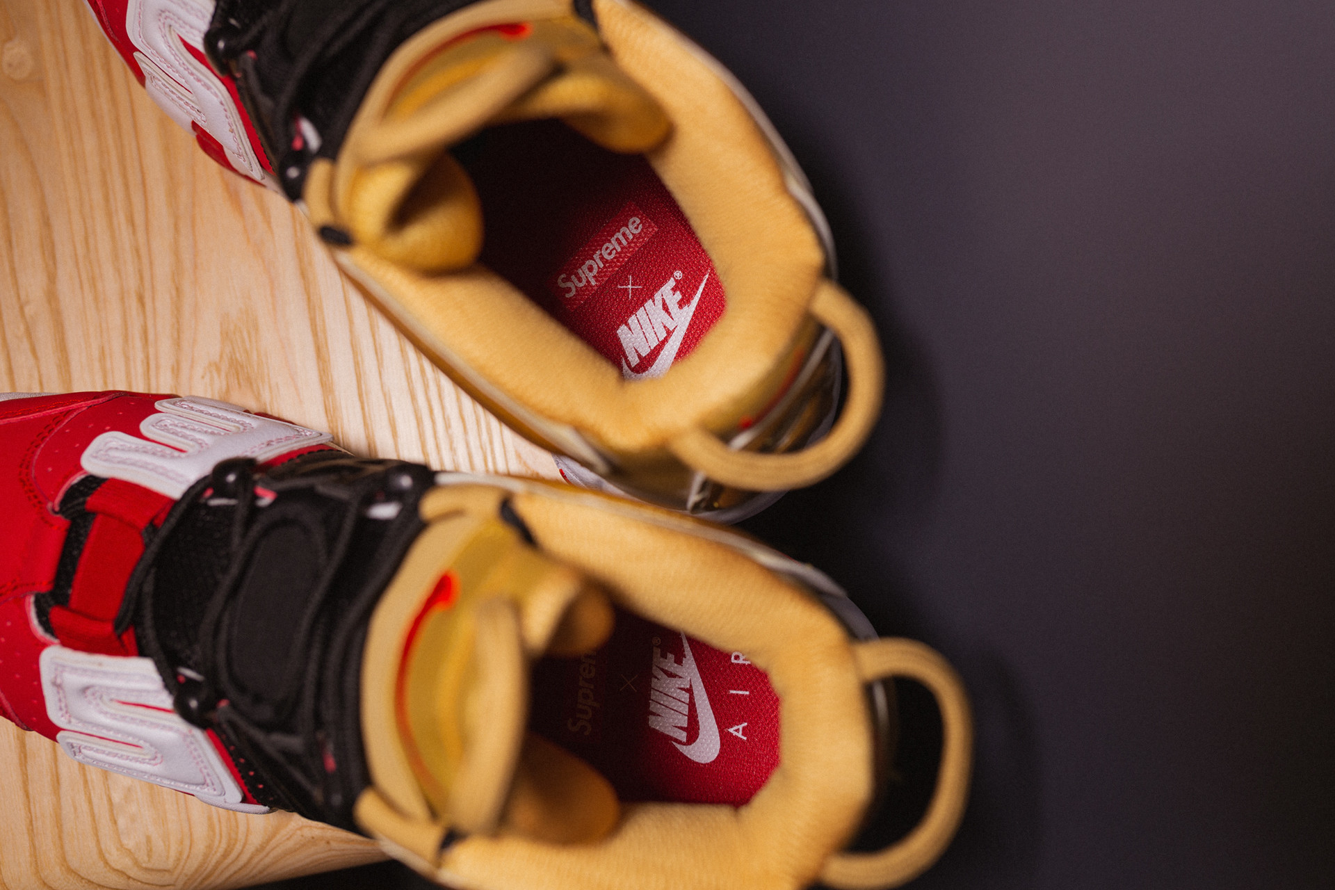 Supreme x Nike Air More Uptempo Tri-color