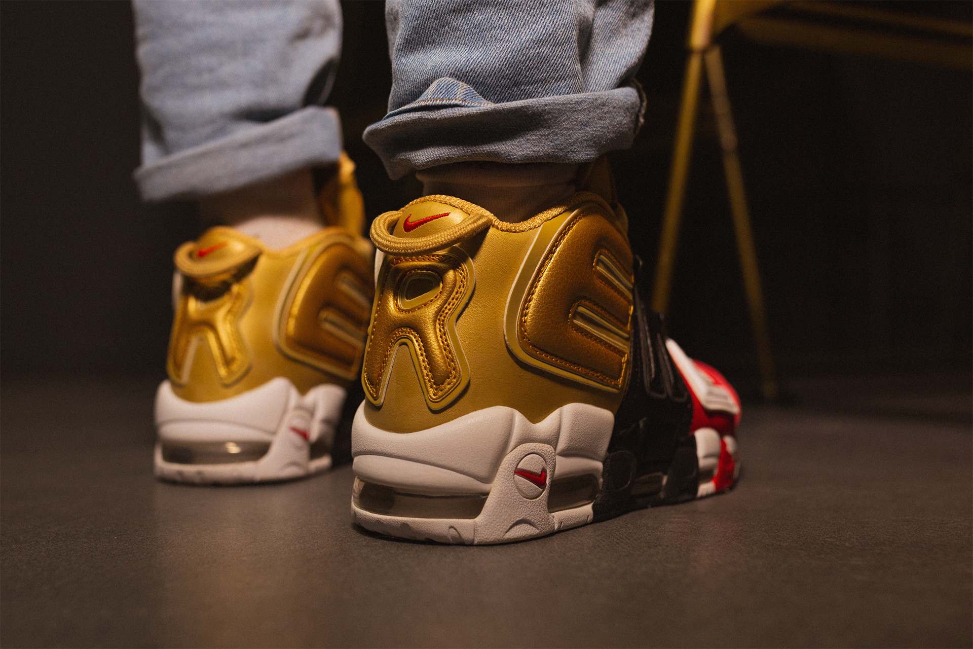 Supreme x Nike Air More Uptempo Tri-color