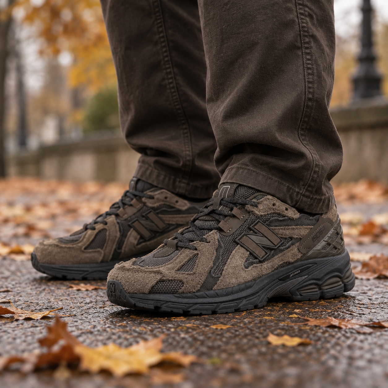 New Balance 1906D — крупный план на ноге