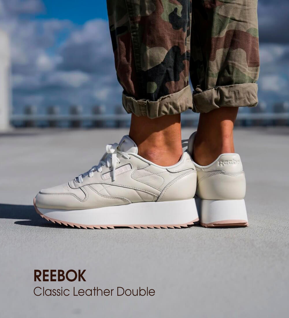 Женские кроссовки Reebok Classic Leather Double